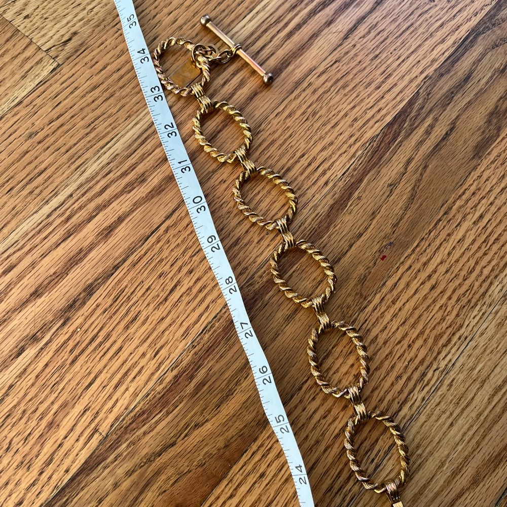 The Limited Gold Tone Rope Chain Waist Belt XS/S - Picture 3 of 3